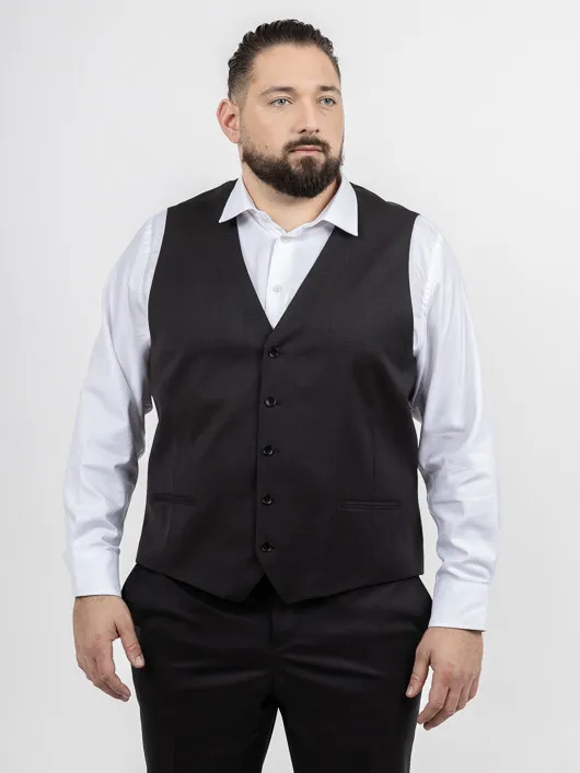 Gilet Separable Uni Capel Grande Taille  homme grande taille - Capelstore