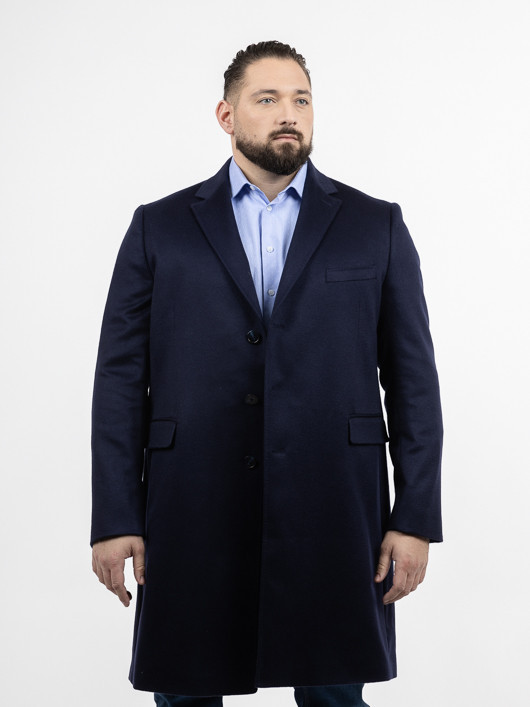 Manteau En Cachemire Capel Coll. Privee - Grande Taille marine homme grande taille - Capelstore