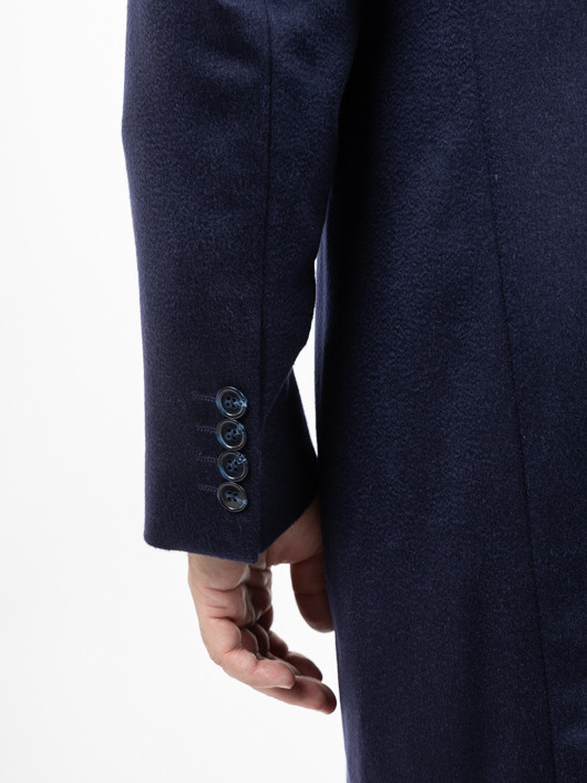 Manteau En Cachemire Capel Coll. Privee - Grande Taille marine homme grande taille - Capelstore