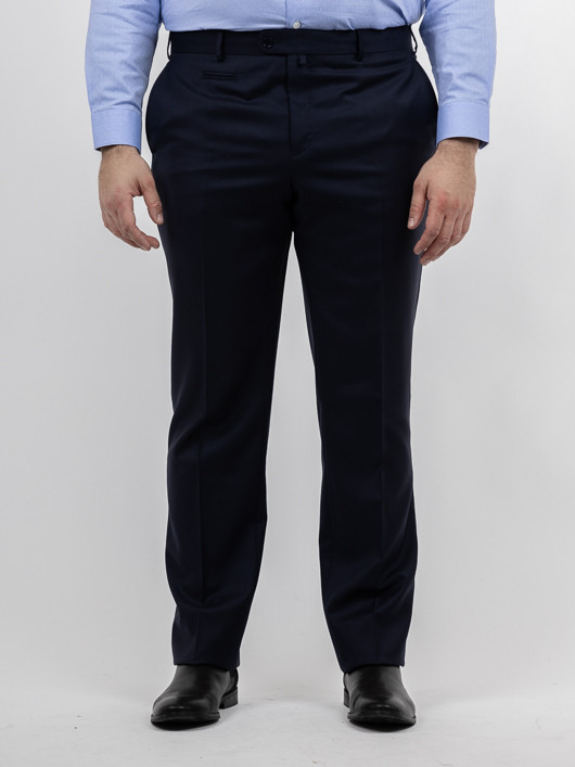 Pantalon de costume marine pour homme grande taille | Capel