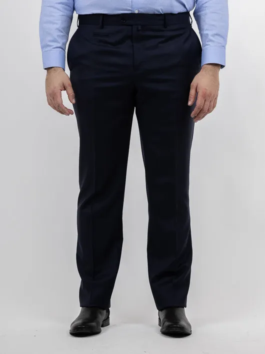 Pantalon de costume marine pour homme grande taille | Capel