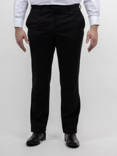 Pantalon de costume séparable noir homme grande taille | Capel