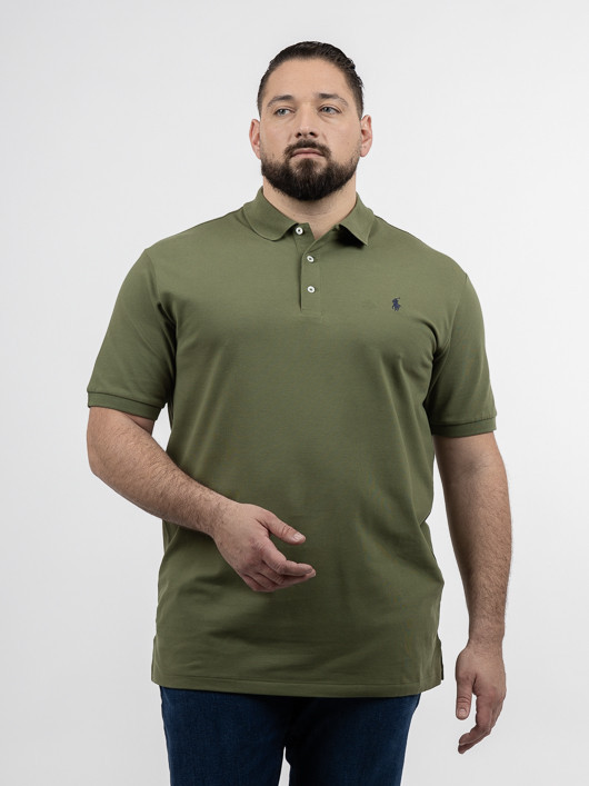 Polo Kaki Ralph Lauren Grande Taille kaki homme grande taille - Capelstore