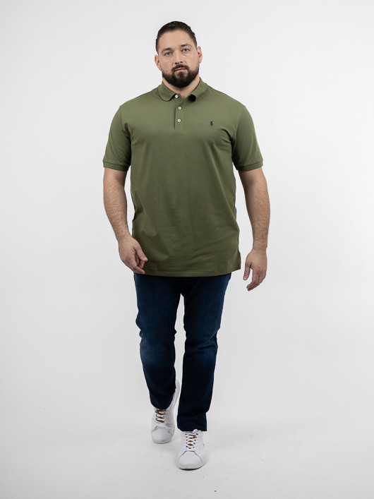 Polo Kaki Ralph Lauren Grande Taille kaki homme grande taille - Capelstore