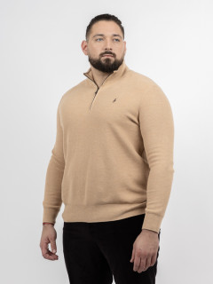 Pull Camionneur Ralph Lauren Grande Taille camel homme grande taille - Capelstore