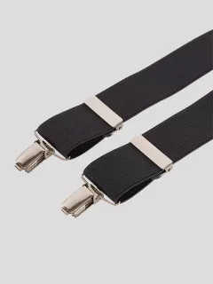 Bretelles Unies Anthracite Capel Grande Taille anthracite homme grande taille - Capelstore