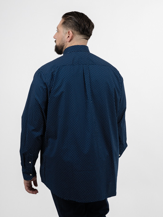 Chemise à Col Boutonné Bleu Marine à Pois - Taille 8 - ASOS - Neuf Avec étiquettes