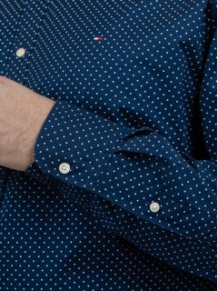 Chemise A Pois Tommy Hilfiger Grande Taille
