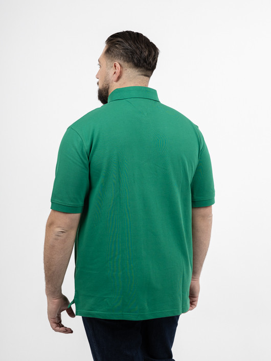 Polo Vert Tommy Hilfiger Grande Taille vert homme grande taille - Capelstore