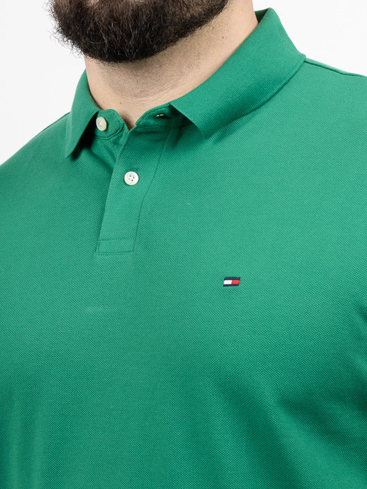 Polo Vert Tommy Hilfiger Grande Taille vert homme grande taille - Capelstore