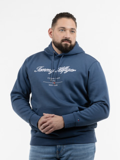 Sweat Capuche Tommy Hilfiger Grande Taille bleu homme grande taille - Capelstore