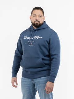 Sweat Capuche Tommy Hilfiger Grande Taille bleu homme grande taille - Capelstore