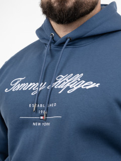 Sweat Capuche Tommy Hilfiger Grande Taille bleu homme grande taille - Capelstore