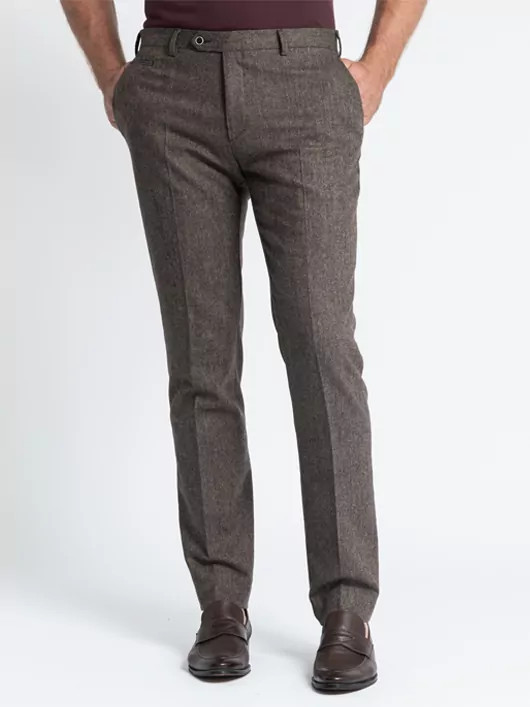 pantalon en tweed pour homme forts