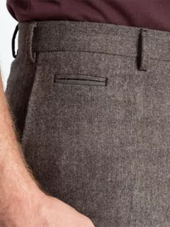 pantalon en tweed pour homme forts