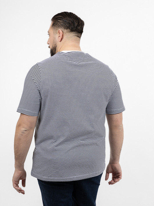 Tee-shirt Raye Tommy Hilfiger Grande Taille blanc homme grande taille - Capelstore