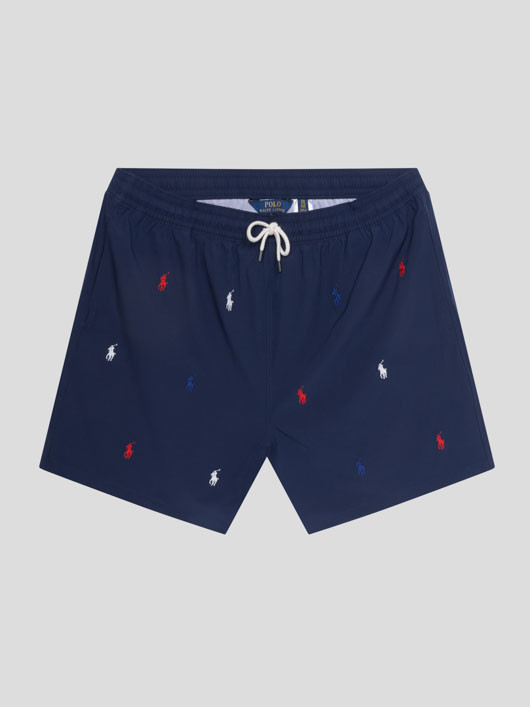 Maillot Motifs Ralph Lauren Grande Taille marine homme grande taille - Capelstore