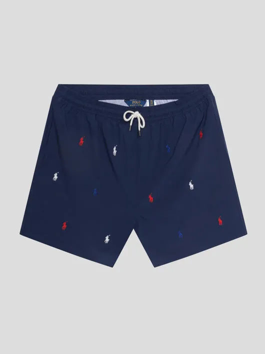 Maillot Motifs Ralph Lauren Grande Taille marine homme grande taille - Capelstore