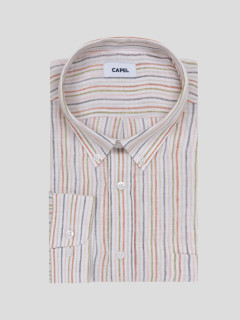 Chemise Ralph Rayee Capel Capel Grande Taille  homme grande taille - Capelstore
