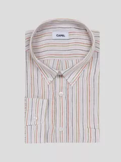 Chemise Ralph Rayee Capel Capel Grande Taille  homme grande taille - Capelstore
