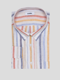 Chemise Ralph Lin Raye Capel Capel Grande Taille  homme grande taille - Capelstore