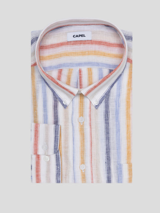 Chemise Ralph Lin Raye Capel Capel Grande Taille homme grande taille - Capelstore