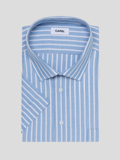 Chemisette Rayee Greg Capel Grande Taille  homme grande taille - Capelstore