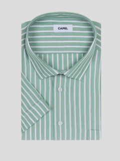 Chemisette Greg Rayee Capel Grande Taille  homme grande taille - Capelstore