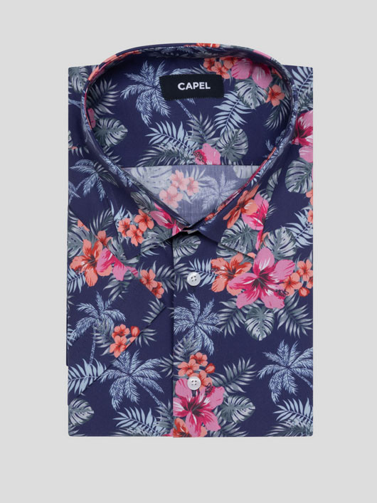 Chemisette Gianno Fleurs Capel Grande Taille homme grande taille - Capelstore
