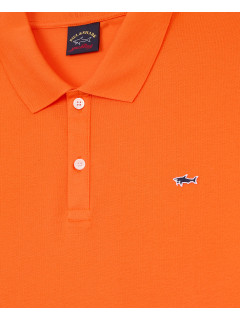 Polo Pique Orange Paul & Shark Grande Taille  homme grande taille - Capelstore
