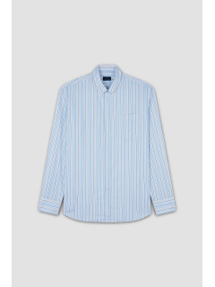 Chemise Carreaux Paul & Shark Grande Taille blanc/bleu/beige homme grande taille - Capelstore