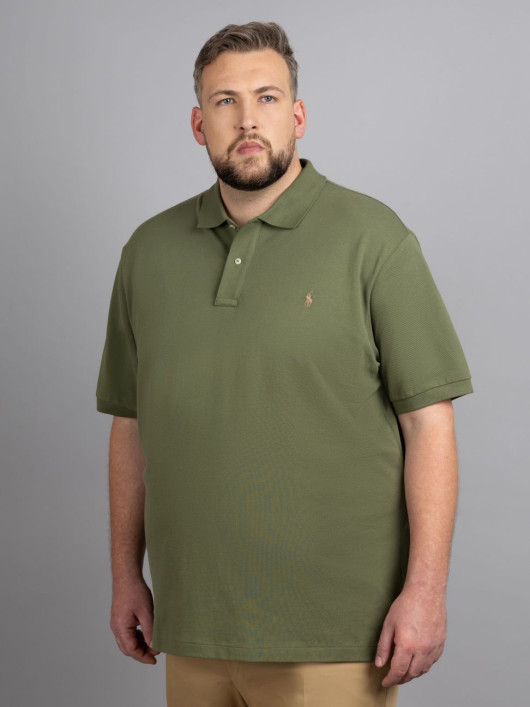 Polo Kaki Ralph Lauren Grande Taille kaki homme grande taille - Capelstore