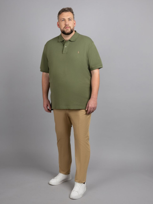 Polo Kaki Ralph Lauren Grande Taille kaki homme grande taille - Capelstore