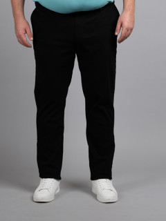 Chino noir coton homme grande taille | Capel