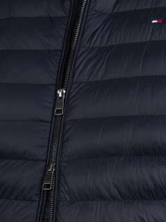 Sweat Zippe Mix Media Tommy Hilfiger Grande Taille marine homme grande taille - Capelstore
