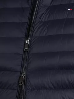 Sweat Zippe Mix Media Tommy Hilfiger Grande Taille marine homme grande taille - Capelstore