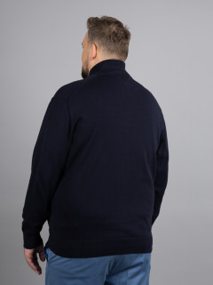 Cardigan Zippe Tommy Hilfiger Grande Taille marine homme grande taille - Capelstore