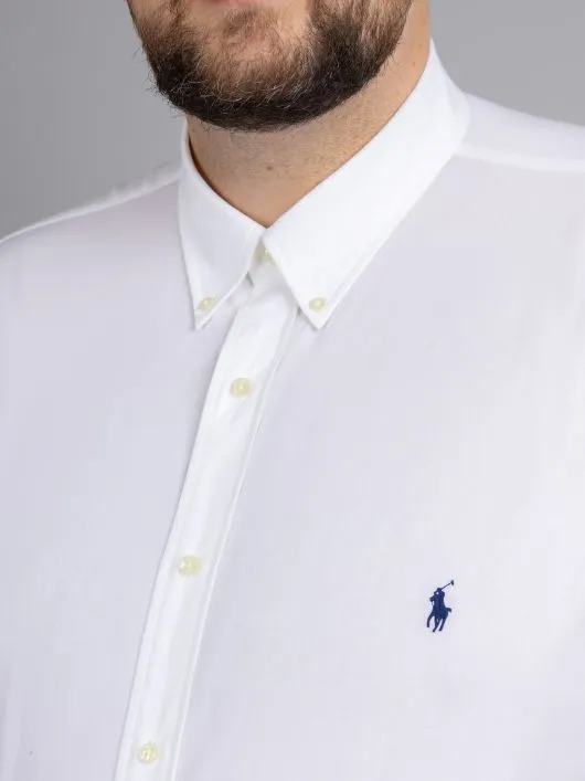 Chemise Blanche Ralph Lauren Grande Taille blanc homme grande taille - Capelstore