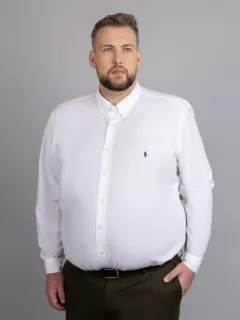 Chemise Blanche Ralph Lauren Grande Taille blanc homme grande taille - Capelstore