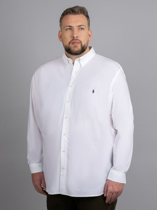 Chemise Blanche Ralph Lauren Grande Taille blanc homme grande taille - Capelstore