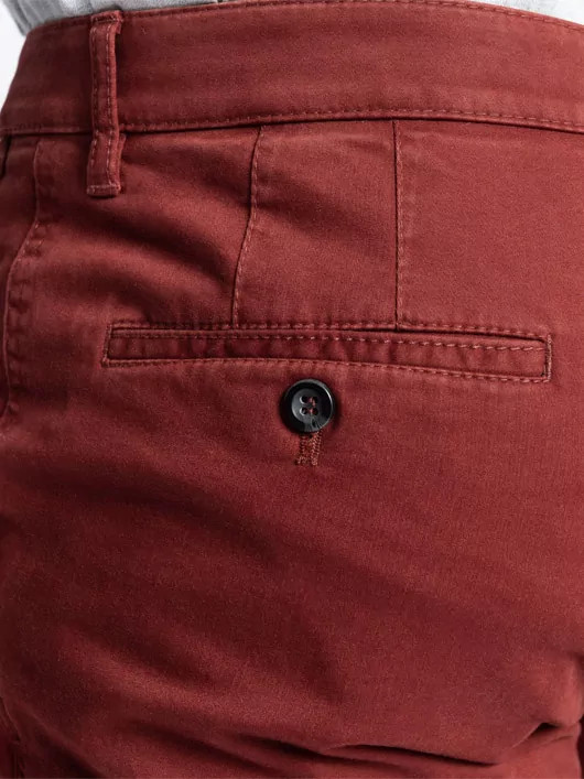 pantalon coton coloris bordeaux homme grande taille