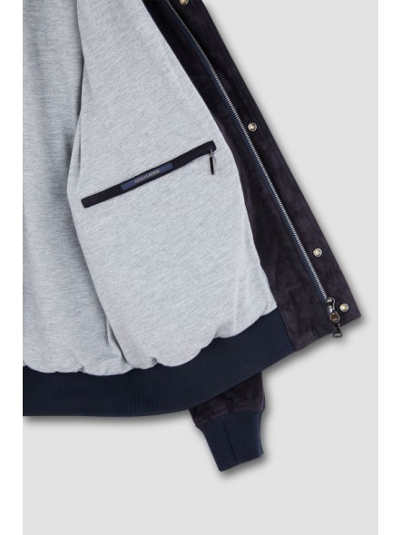 Blouson Cuir Marine Paul&shark Grande Taille