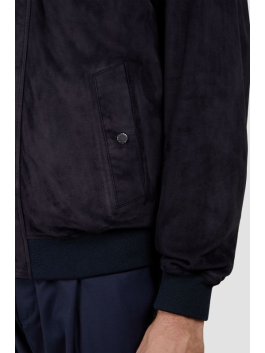 Blouson Cuir Marine Paul&shark Grande Taille marine homme grande taille - Capelstore