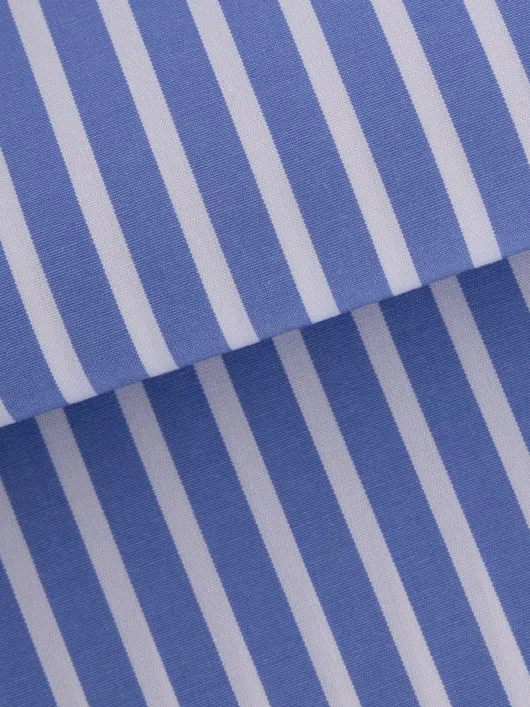 Chemise Rayee Ralph Double Retors Capel Grande Taille bleu homme grande taille - Capelstore