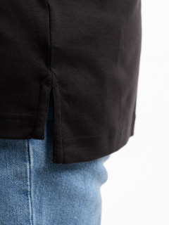 Polo Noir Tommy Hilfiger Grande Taille noir homme grande taille - Capelstore