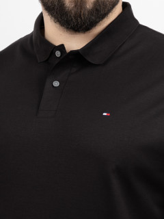 Polo Noir Tommy Hilfiger Grande Taille noir homme grande taille - Capelstore