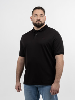 Polo Noir Tommy Hilfiger Grande Taille noir homme grande taille - Capelstore