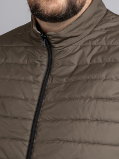 Gilet Reversible Sans Manches Co. Privee Capel Grande Taille kaki/beige homme grande taille - Capelstore
