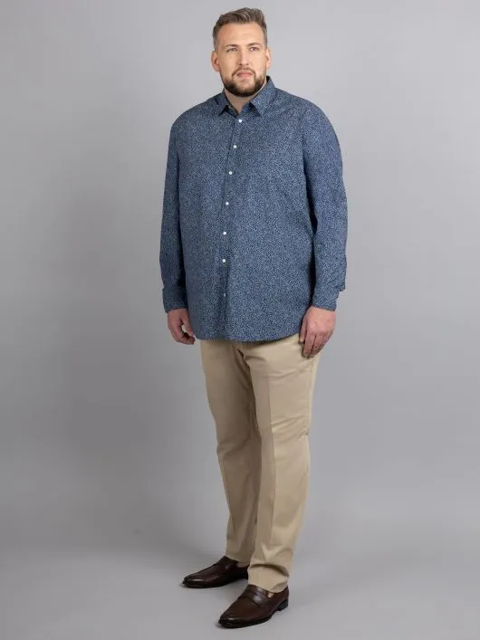 Chemise Fleurs Tommy Hilfiger Grande Taille marine homme grande taille - Capelstore