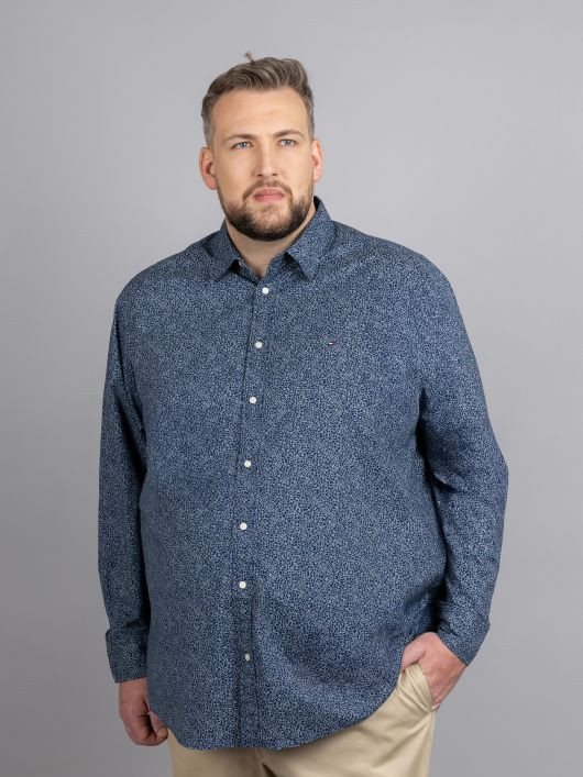 Chemise Fleurs Tommy Hilfiger Grande Taille marine homme grande taille - Capelstore